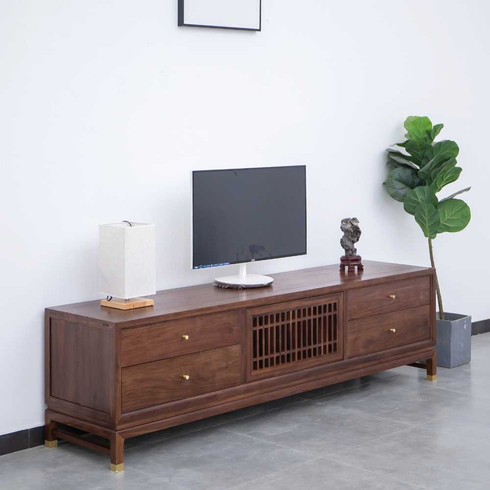 Moderne tv-stativ i japansk stil: Zen-inspireret enkelhed, moderne design