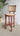 Bamboo rattan ash chair, Mid Century Modern Chair, brown painted chair, white ash Dining chair