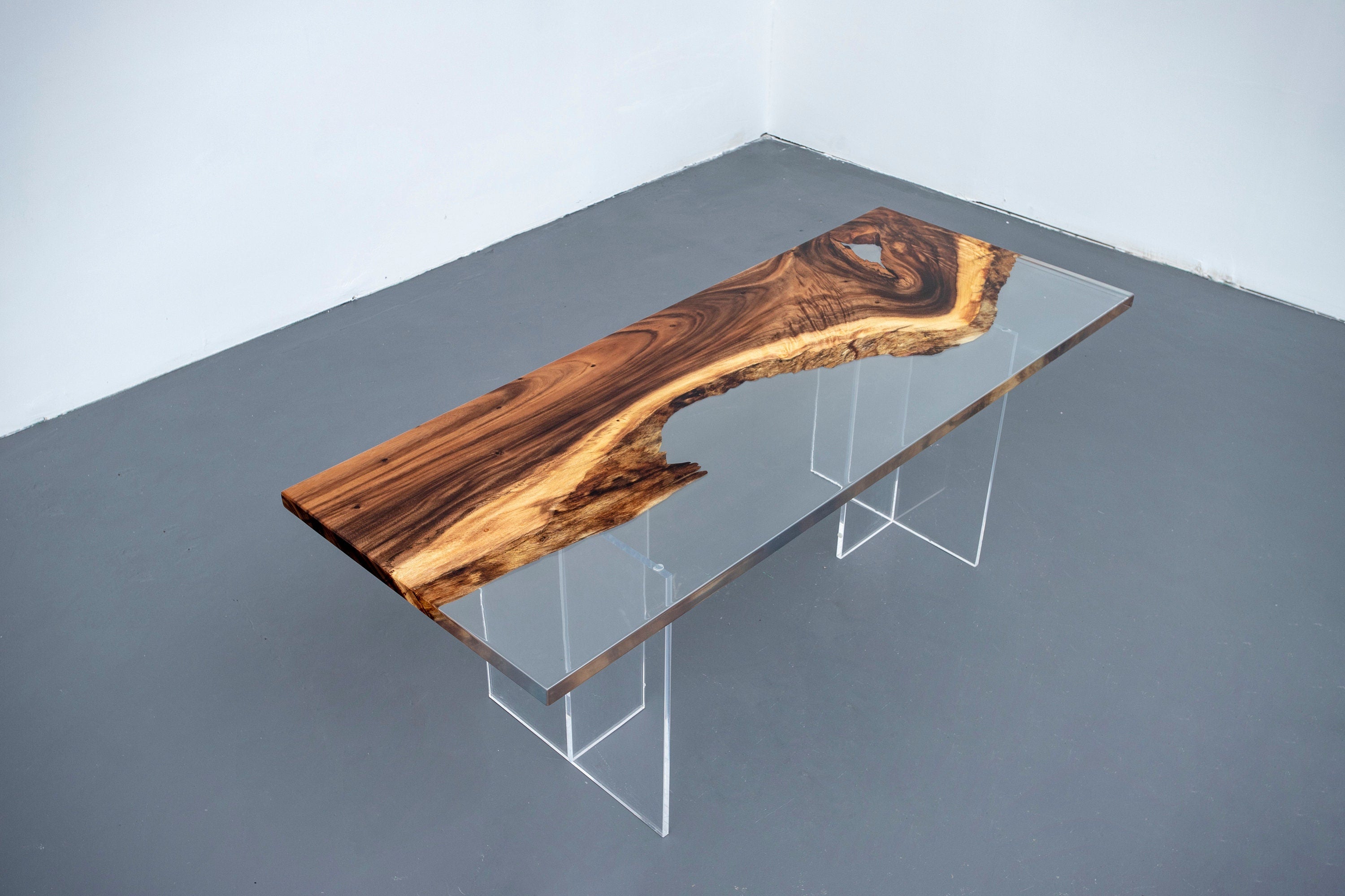 Fluorescent Dining Table epoxy Resin Table