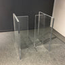 Acrylic table Leg, transparent table leg, slab acrylic leg, thickness: 2 cm