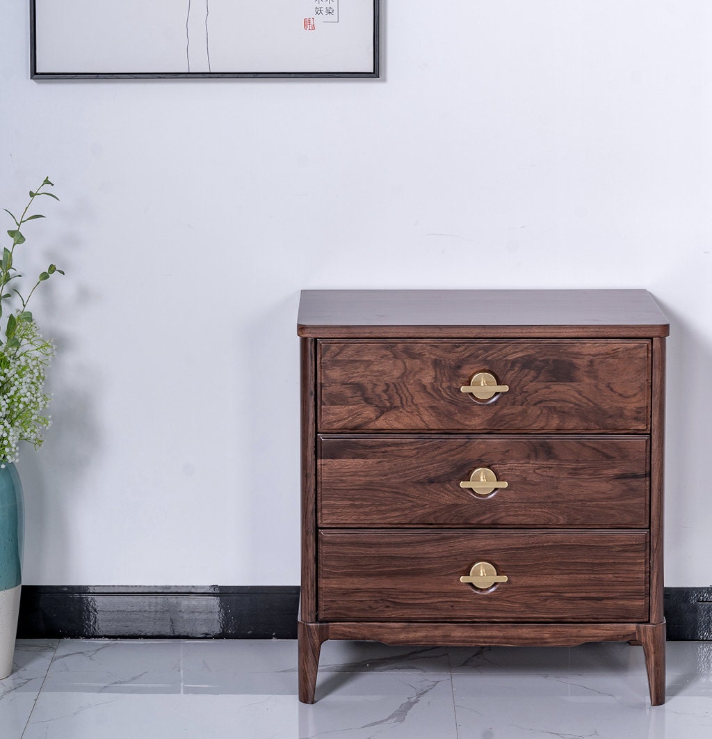 Zebra wood  Dresser table, hard wood furniture, Minimalist modern design for decoration, - SlabstudioHongKong