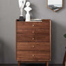 Dresser, Chest, Bedroom, black walnut Wood, Handmade, Rustic dresser, Bedroom Furniture - SlabstudioHongKong