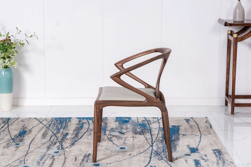 Butterfly sort valnød stol, Mid Century Danish Modern Dining Chair