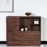 Rustic wood Storage Cabinet, handmake furniture, wood filing cabinet - SlabstudioHongKong