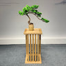 Compact plant Stand,white ash wood plant stand, can stain many color, Mid-Century Bamboo Pot Holder - SlabstudioHongKong