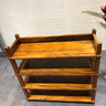 long walnut wood shoe cabinet, Modern Minimalist Viny Storage Furniture, shoe cubby - SlabstudioHongKong