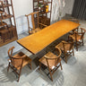 Log African Wood Resin Table, Living room furniture, Slab Table - SlabstudioHongKong