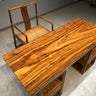 Flat slab, slab table top, dining table, Western Africa wood table - SlabstudioHongKong