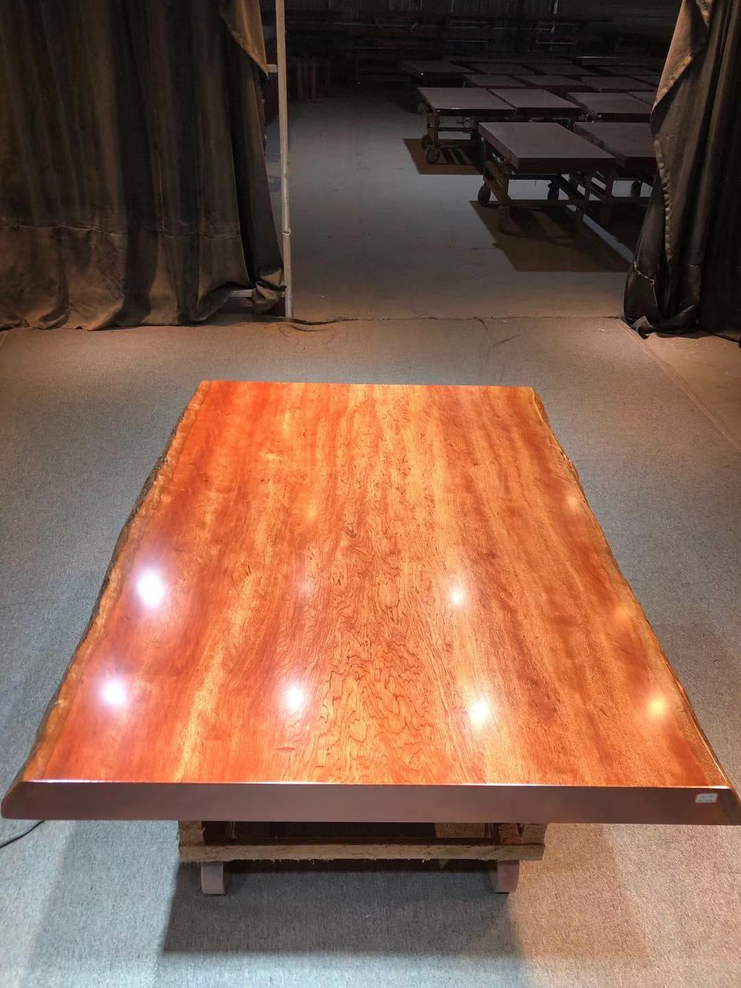 Wooden slab farm table, Bintangor wood slab for table, Slab Garden Furniture - SlabstudioHongKong