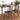 Windsor High Back Black Walnut Wood Chair