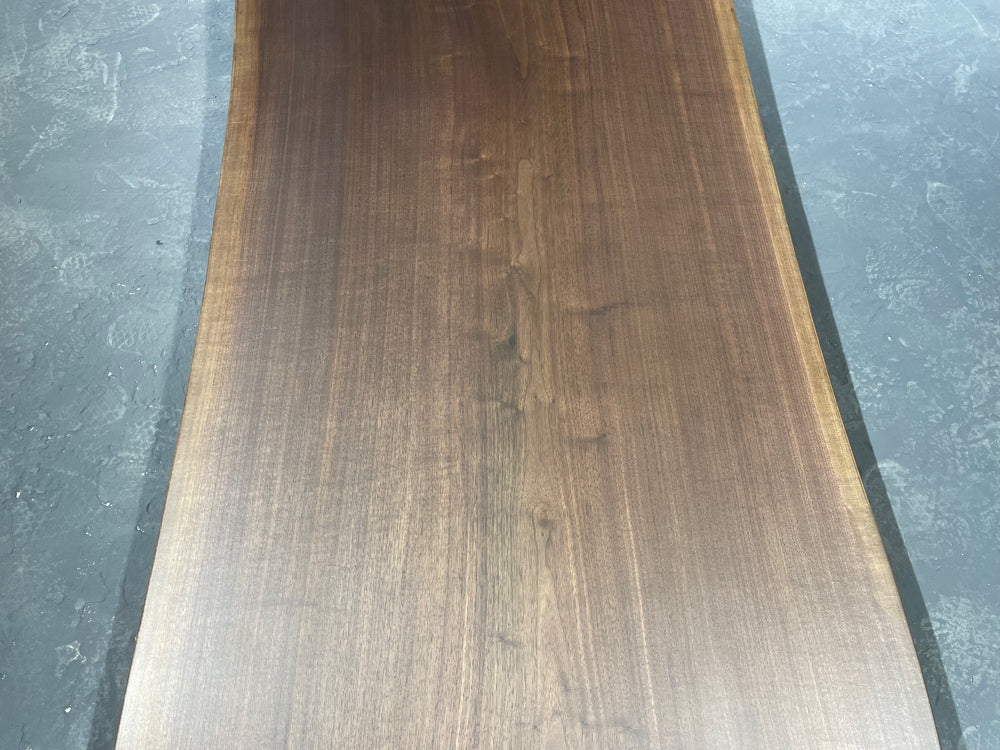Live Edge American walnut Kitchen Table, Live edge desk, Black Walnut Dining Table - SlabstudioHongKong