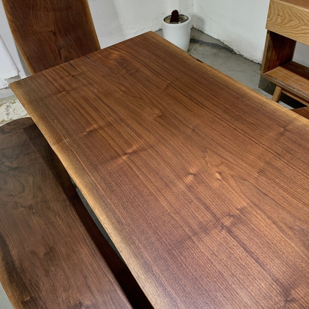 Live Edge Dining Table, Black Walnut, Kitchen Table, Live Edge Table, Dining Room Table - SlabstudioHongKong