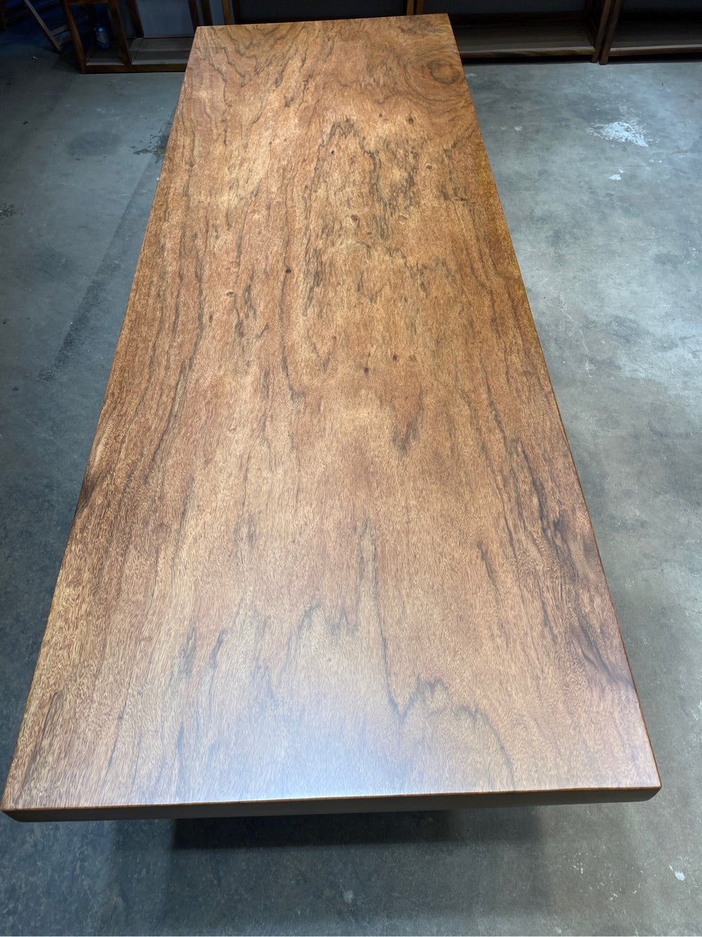 Slab table, Live Edge Kitchen Table, Congo walnut slab, Walnut Dining Table 