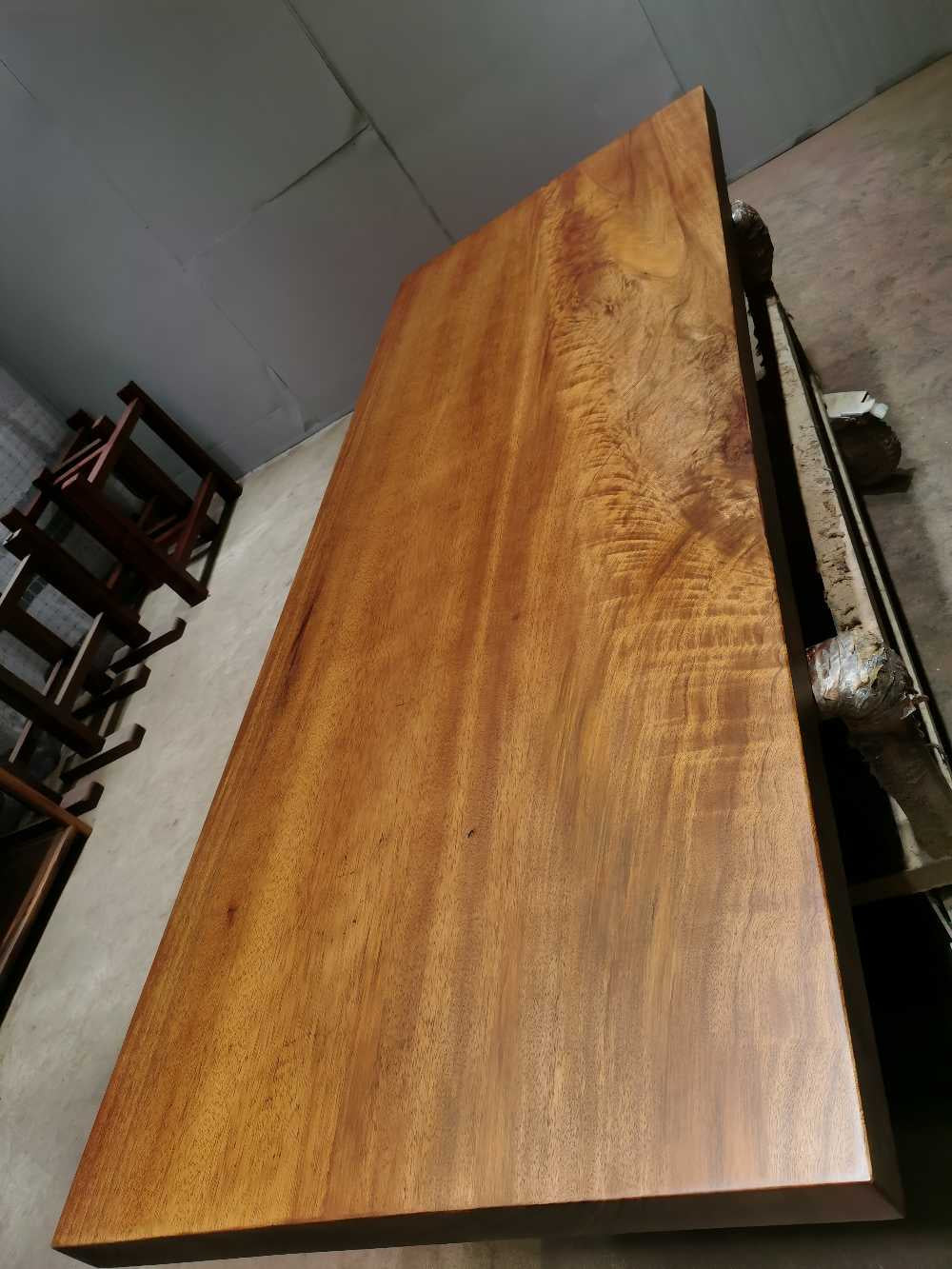 Vintage end Table, Tree Ring Table, Double Ring table, Solid Wood End Table - SlabstudioHongKong