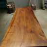 wood slab table legs, Congo walnut wood slab table top - SlabstudioHongKong