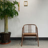 black wood chair, handcrafted chair, Handmade Mid Century chair, simple style Walnut Chairs - SlabstudioHongKong