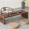 black walnut wood coffee table, Large Coffee Table, simple Rectangle coffee table - SlabstudioHongKong