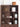 Radiant Japanese Style Solid Walnut Wood Cabinet with One Sliding Door