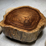 Live edge coffee table, round wood coffee table coffee table with lift top, drum coffee table - SlabstudioHongKong