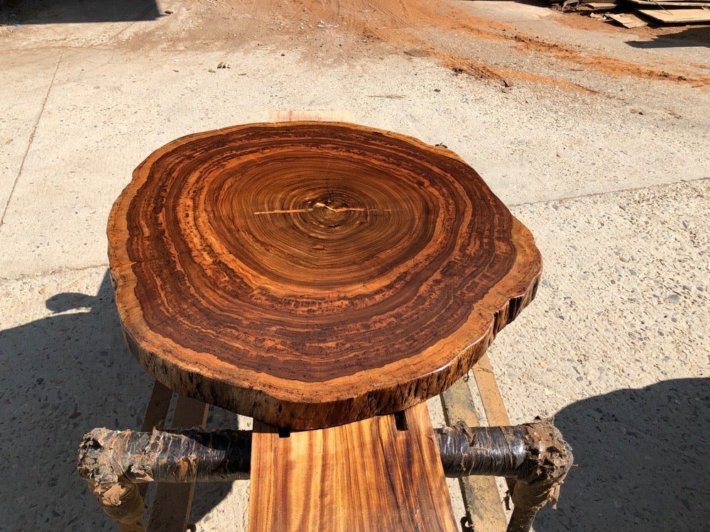 live edge round coffee table, coffee table wood, concrete coffee table, target coffee table - SlabstudioHongKong