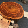 live edge round coffee table, coffee table wood, concrete coffee table, target coffee table - SlabstudioHongKong