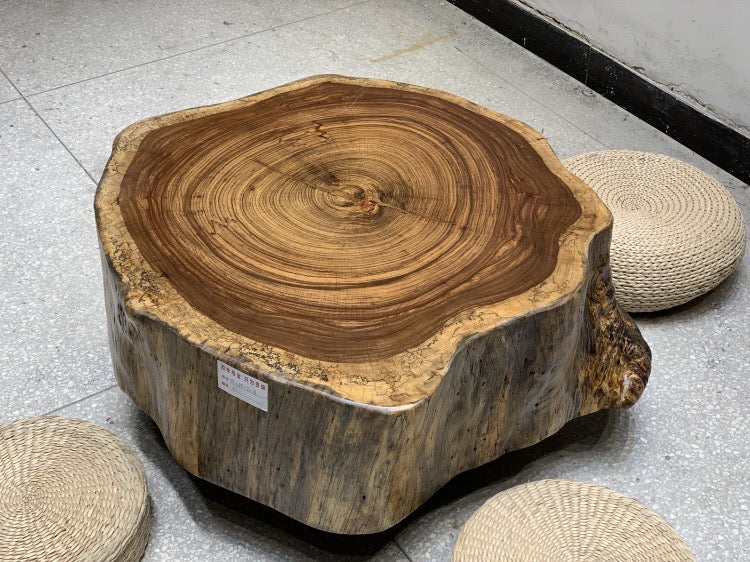 Modern coffee table, timber coffee table, log coffee table, wood coffee table - SlabstudioHongKong