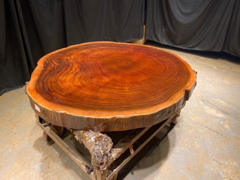 Outdoor live edge coffee table, Okan coffee table, wooden coffee table, coffee table with storage - SlabstudioHongKong