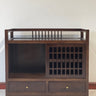 vinyl record storage, tea cabinet, storage cabinet, kitchen cabinet, Counter Storage Cabinet - SlabstudioHongKong
