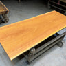 African Wood slab table and chairs, Tali wood Live edge wood slabs tables - SlabstudioHongKong