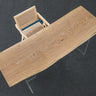Live Edge Kitchen Table, white oak Dining Table, Live Edge Dining Table - SlabstudioHongKong