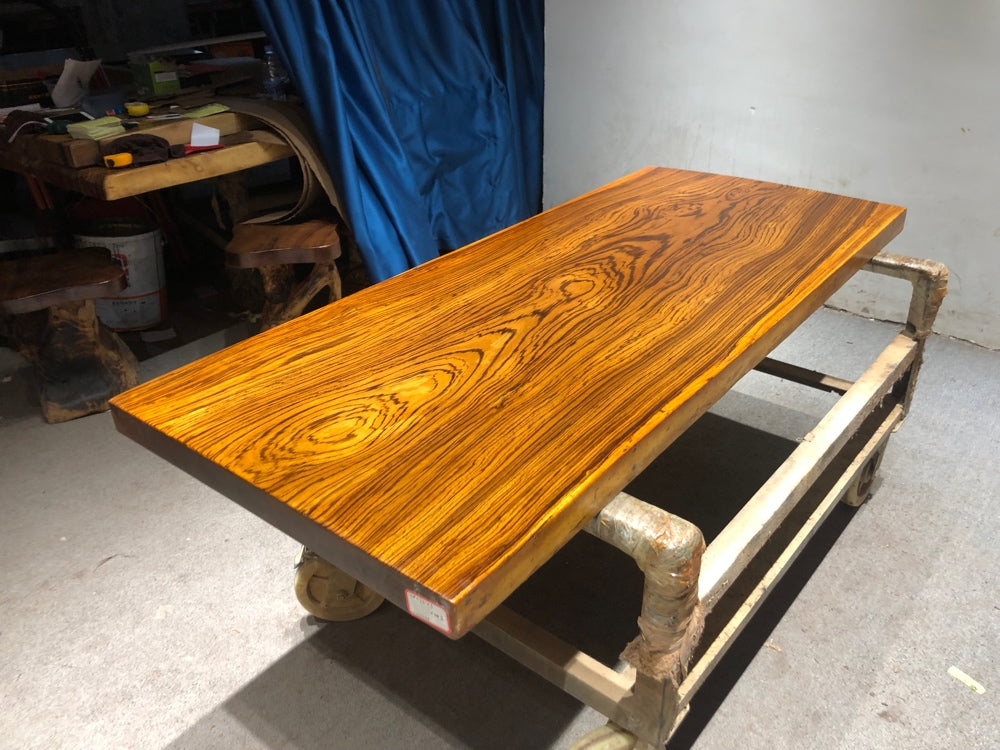 Zingana slab, Zingana wood slab, Zingana table, Zingana wood - SlabstudioHongKong
