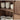 Louver Grille Design black walnut wood cabinet with 6 wood type options, handmade South American walnut cabinet for kitchen or storage.