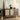 Japanese-style solid walnut sideboard with rattan doors, glass surface, made from South American walnut or monkey pod wood, by Wood Lab.