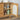 Harmonic Oak Wood Cabinets with One Rattan Door