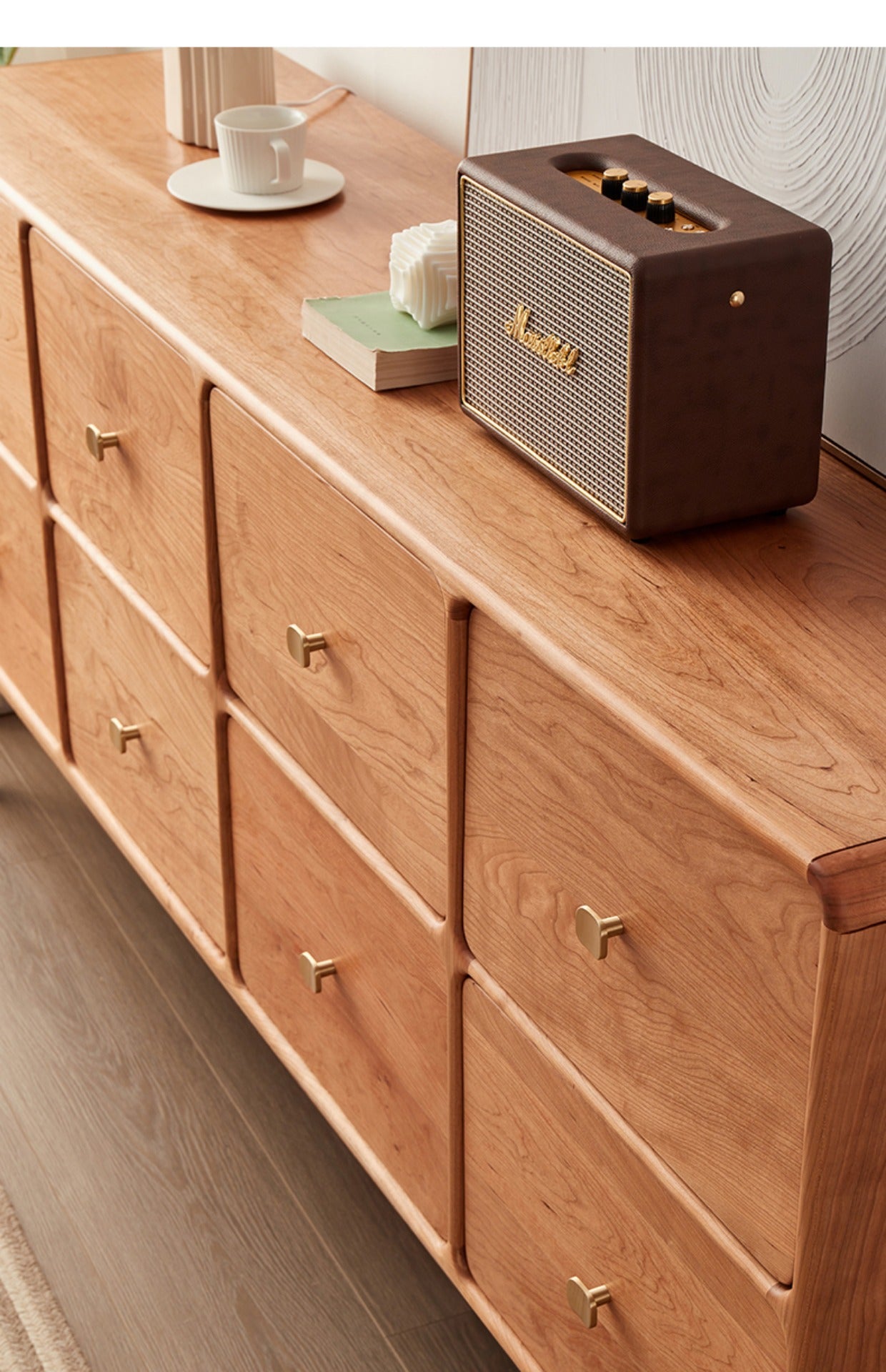 Cherry sideboard, sideboard, walnut sideboard, sideboard cabinet, white oak sideboard - SlabstudioHongKong