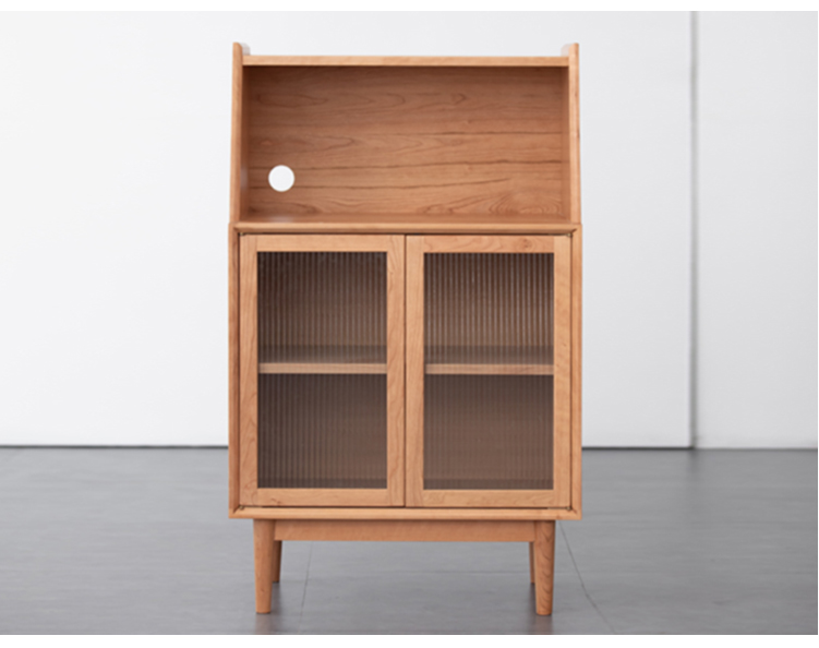 walnut kitchen cupboard for two option, modern walnut cabinets, walnut cabinet kitchen - SlabstudioHongKong
