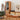 Tranquil Narrow Cherry Wood Bookcase
