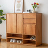 cherry shoe cabinet, cherry wood shoe cabinet , cherry wood shoe storage cabinet - SlabstudioHongKong