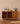 Natural Cherry Wood Kitchen Cupboard with Sliding Door