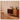 Natural Cherry Wood Kitchen Cupboard with Sliding Door