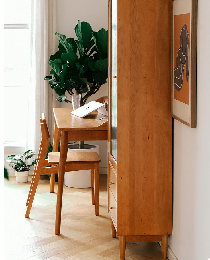 Display cabinet, ash stained cabinets, cherry cabinets, painting wood cabinets - SlabstudioHongKong