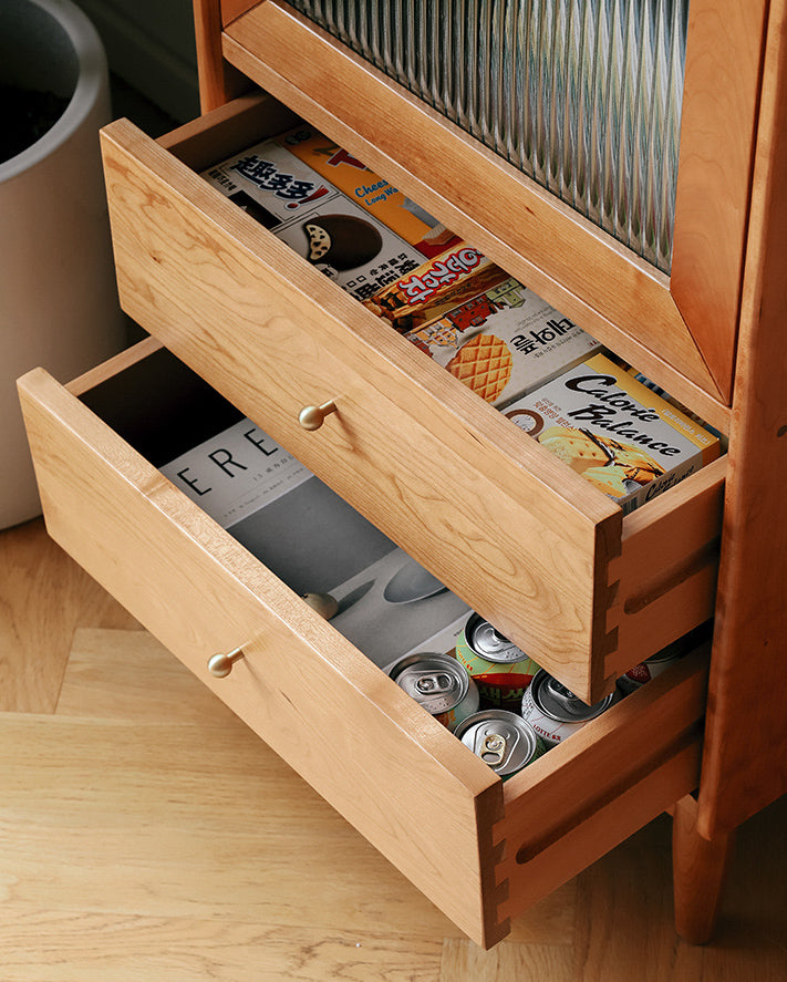 Display cabinet, ash stained cabinets, cherry cabinets, painting wood cabinets - SlabstudioHongKong