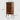 Europe style mid century solid black walnut furniture, round mid century cabinet - SlabstudioHongKong