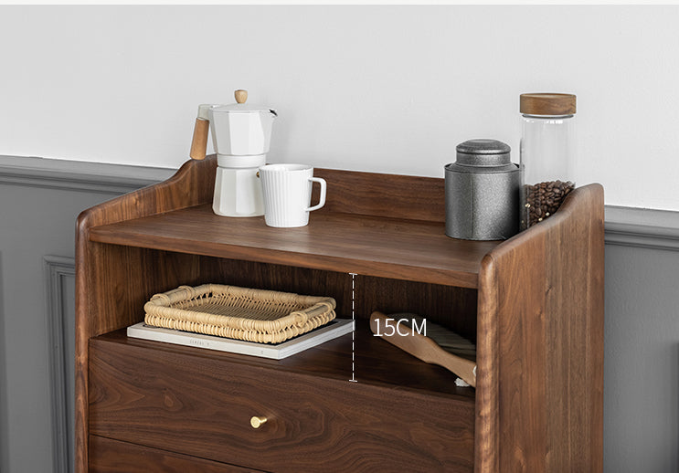 grey stained kitchen cabinets(ash wood), wooden drawer cabinet, solid wood bar cabinet - SlabstudioHongKong