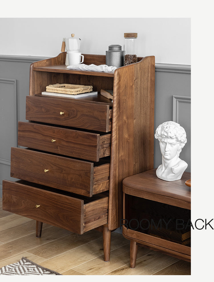 grey stained kitchen cabinets(ash wood), wooden drawer cabinet, solid wood bar cabinet - SlabstudioHongKong