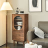 honey oak cabinet, display cabinet, wooden bar cabinet, modern wood kitchen cabinets - SlabstudioHongKong