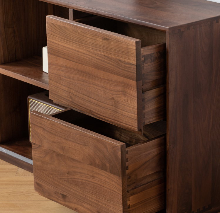 large solid walnut sideboard, White oak sideboard, walnut sideboard - SlabstudioHongKong