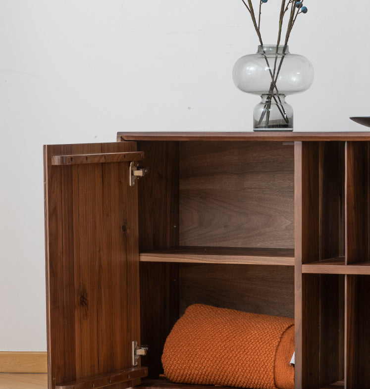 large solid walnut sideboard, White oak sideboard, walnut sideboard - SlabstudioHongKong