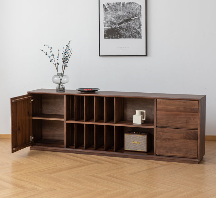 large solid walnut sideboard, White oak sideboard, walnut sideboard - SlabstudioHongKong