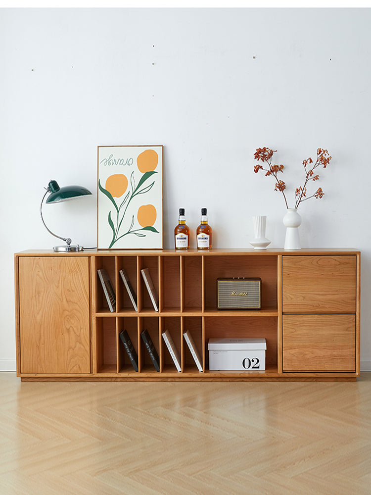 large solid walnut sideboard, White oak sideboard, walnut sideboard - SlabstudioHongKong